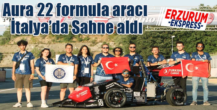 Aura 22 formula aracı İtalya’da Sahne aldı