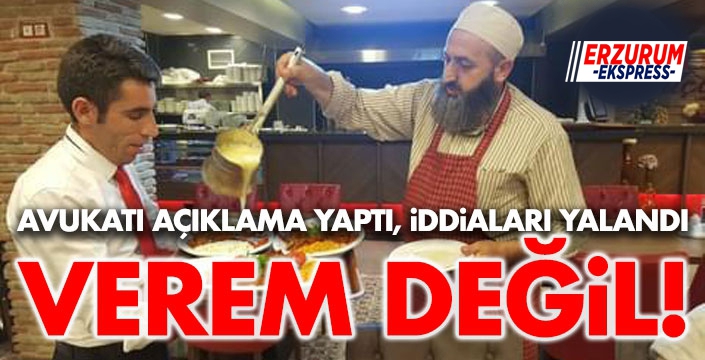 Avukatı açıklama yaptı, verem iddialarını yalanladı