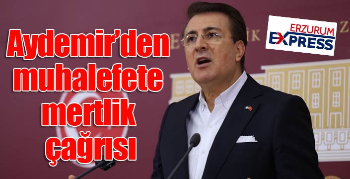 Aydemir’den muhalefete mertlik çağrısı