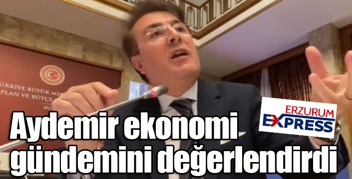 Aydemir ekonomi gündemini değerlendirdi