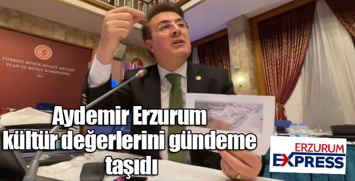 Aydemir Erzurum kültür değerlerini gündeme taşıdı