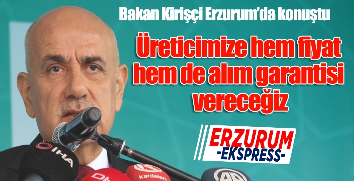 Bakan Kirişci: “Sözleşmeli besi işletmeciliği ile üreticimize hem fiyat hem de alım garantisi vereceğiz”