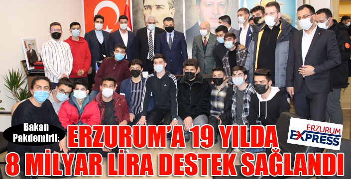 Bakan Pakdemirli: Erzurum'a 19 yılda 8 milyar lira destek sağlandı...