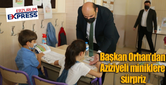 Başkan Orhan’dan Aziziyeli miniklere sürpriz