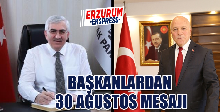 Başkan Öz ve Başkan Sekmen'den Zafer Bayramı mesajı...