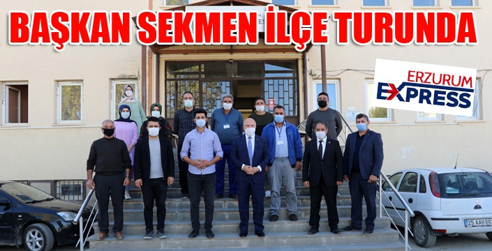 Başkan Sekmen’den Karayazı ve Karaçoban çıkarması