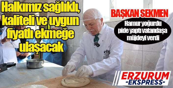 Başkan Sekmen: 
