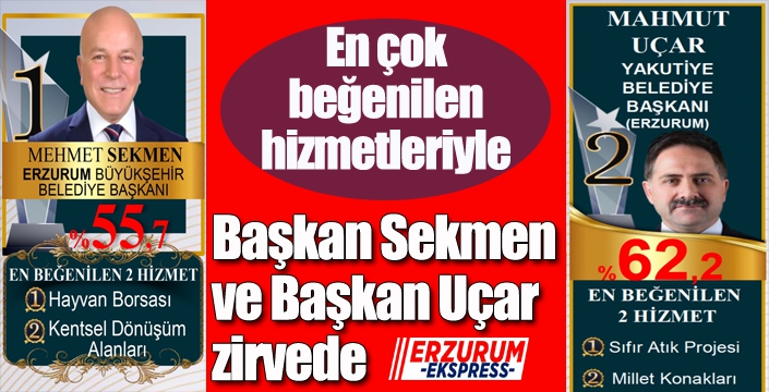 Başkan Sekmen ve Başkan Uçar zirvede