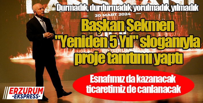 Başkan Sekmen 