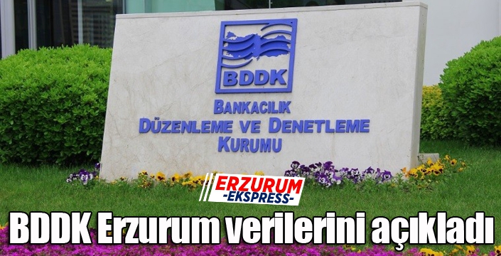 BDDK Erzurum verilerini açıkladı