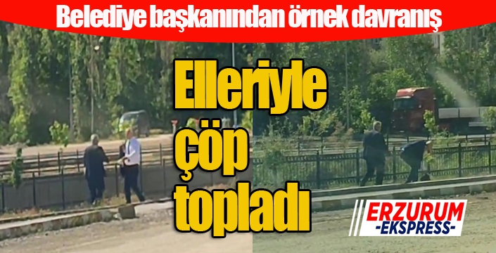 Belediye başkanından örnek davranış