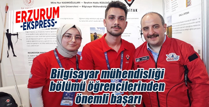 Bilgisayar mühendisliği bölümü öğrencilerinden önemli başarı