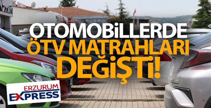 Binek otomobillerde ÖTV matrahları değiştirildi