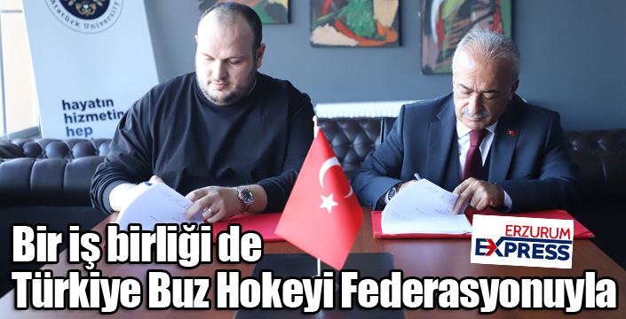 Bir iş birliği de Türkiye Buz Hokeyi Federasyonuyla