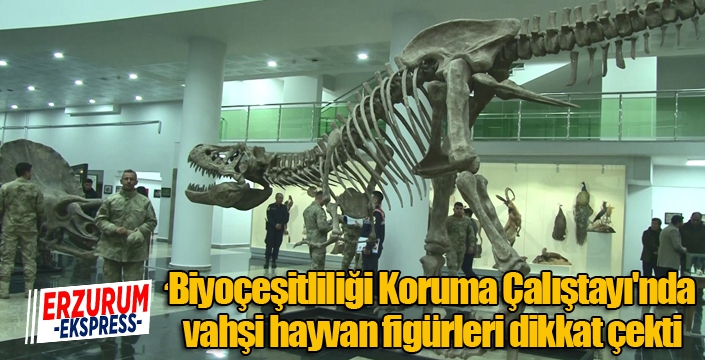 ‘Biyoçeşitliliği Koruma Çalıştayı'nda vahşi hayvan figürleri dikkat çekti