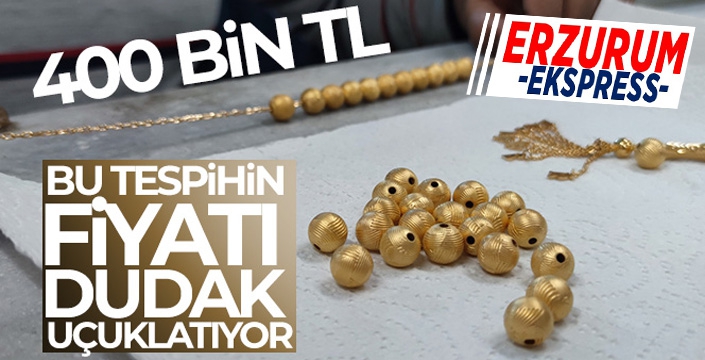 Bu tespihin fiyatı dudak uçuklatıyor: 400 bin TL