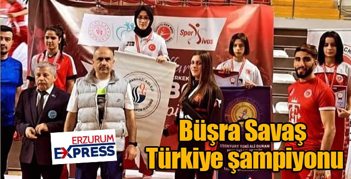 Büşra Savaş Türkiye şampiyonu