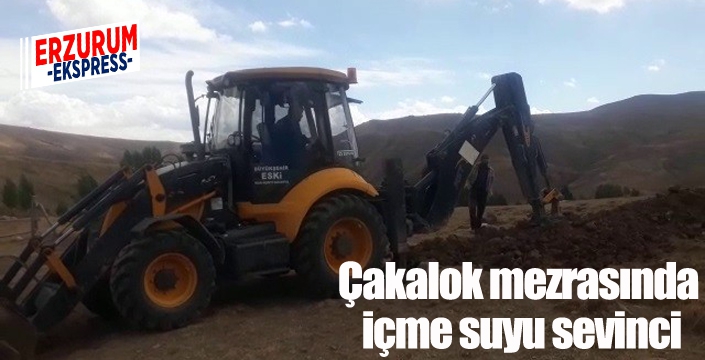 Çakalok mezrasında içme suyu sevinci