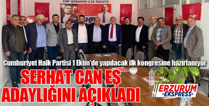 Can Eş adaylığını açıkladı