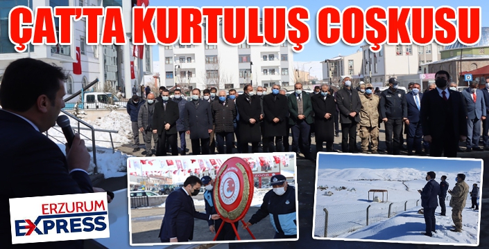 Çat’ta kurtuluş coşkusu