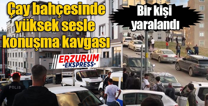 Çay bahçesinde başlayan kavga büyüdü