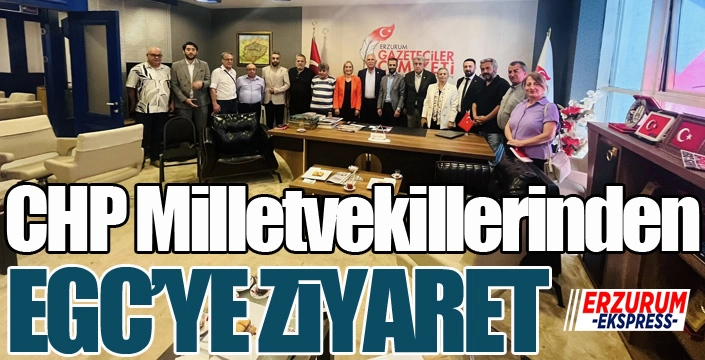 CHP Milletvekillerinden EGC'ye ziyaret...