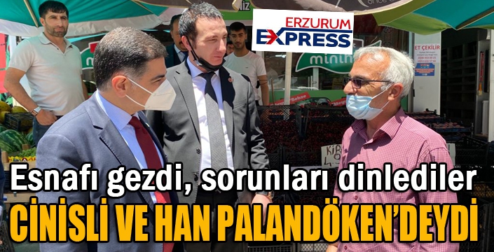 Cinisli ve Han Palandöken'deydi...