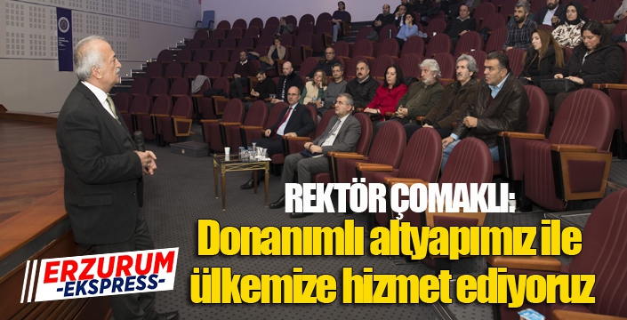 Çomaklı; “Donanımlı altyapımız ile ülkemize hizmet ediyoruz”