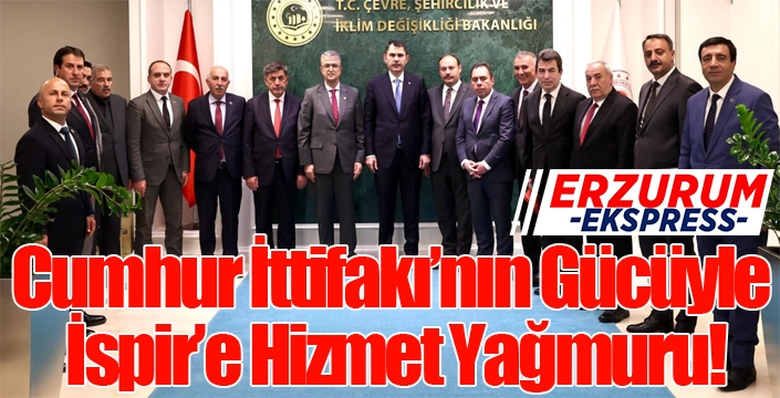 Cumhur İttifakı’nın Gücüyle İspir’e Hizmet Yağmuru!
