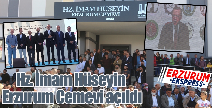 Cumhurbaşkanı Erdoğan, Hz. İmam Hüseyin Erzurum Cemevi’nin açılışını telekonferans ile yaptı