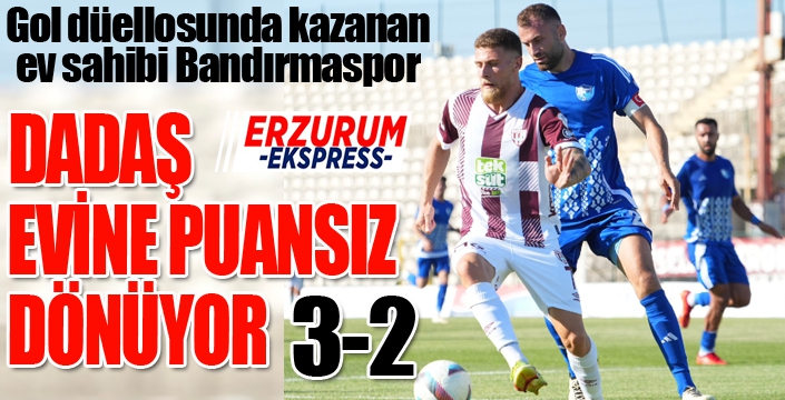 Dadaş, mağlubiyetle başladı...