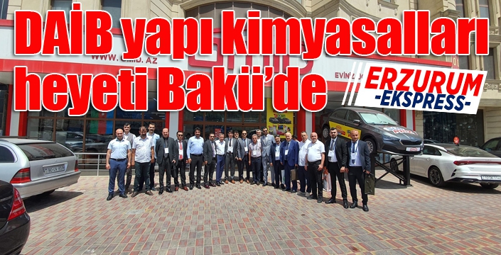 DAİB yapı kimyasalları heyeti Bakü’de