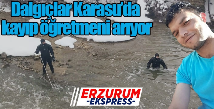 Dalgıçlar Karasu’da kayıp öğretmeni arıyor