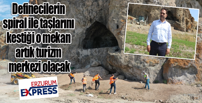 Definecilerin spiral ile taşlarını kestiği o mekan artık turizm merkezi olacak