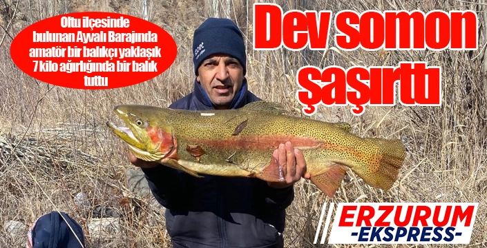 Dev somon şaşırttı