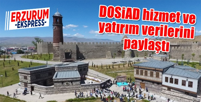 DOSİAD hizmet ve yatırım verilerini paylaştı