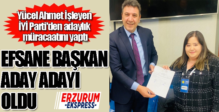 Efsane başkan aday adayı oldu...