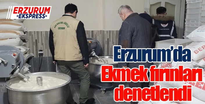 Ekmek fırınları denetlendi