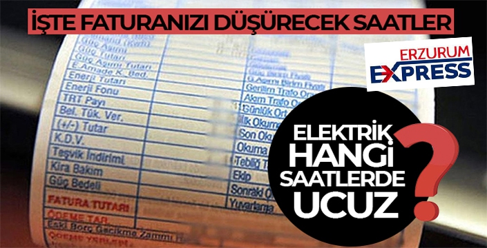 Elektrik hangi saatlerde ucuz? İşte faturanızı düşürecek saatler...