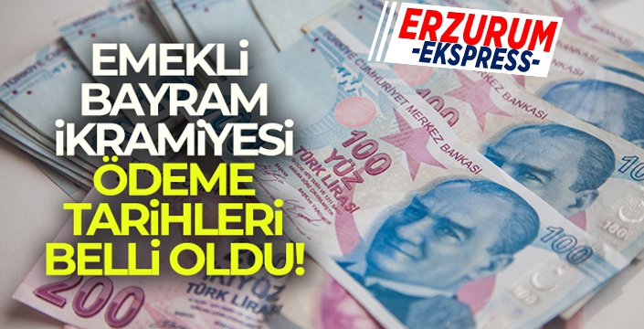 Emekli bayram ikramiyesi ödeme tarihi belli oldu!