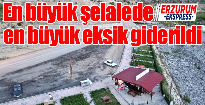 En büyük şelalede en büyük eksik giderildi