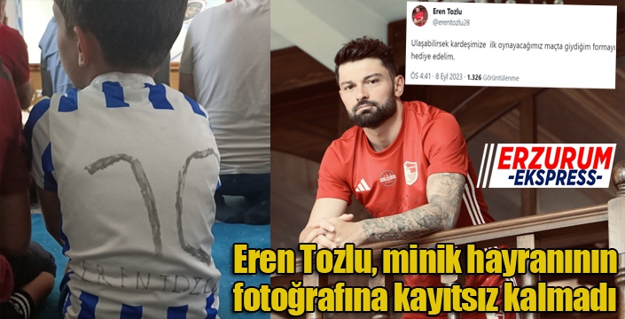 Eren Tozlu, kayıtsız kalmadı...