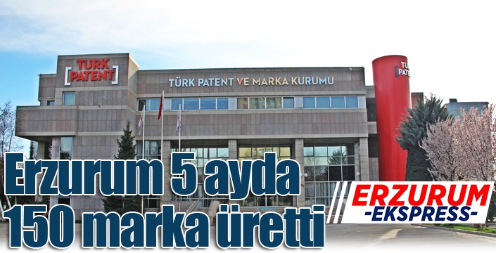 Erzurum 5 ayda 150 marka üretti