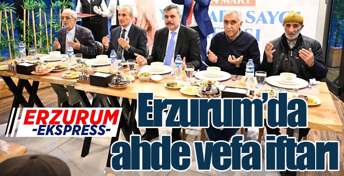 Erzurum’da ahde vefa iftarı