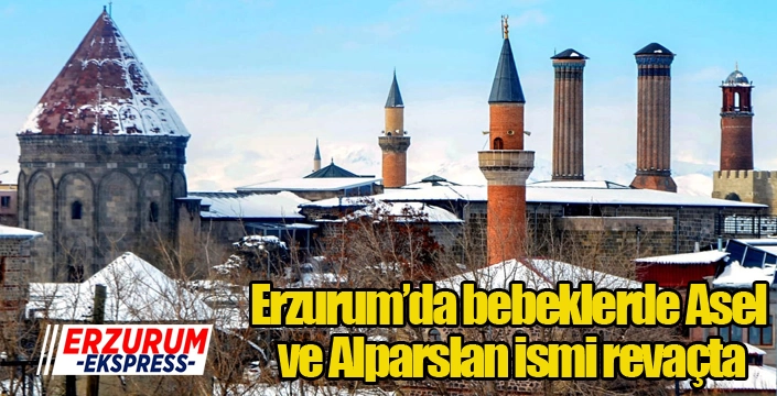 Erzurum’da bebeklerde Asel ve Alparslan ismi revaçta