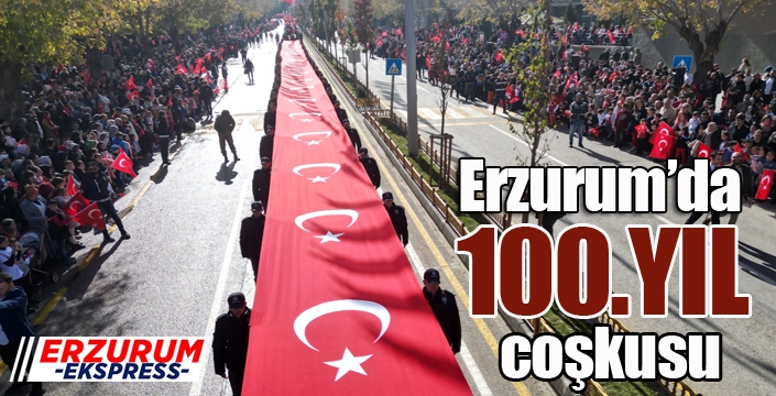 Erzurum’da Cumhuriyet Bayramı coşkusu