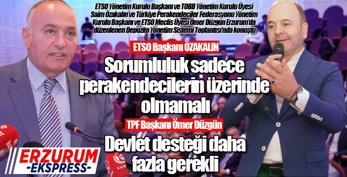 Erzurum’da Depozito Yönetim Sistemi Toplantısı düzenlendi