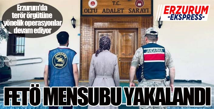 Erzurum'da FETÖ operasyonu: 1 şahıs yakalandı...