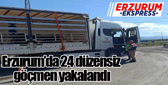 Erzurum’da göçmen kaçakçılığına geçit yok…