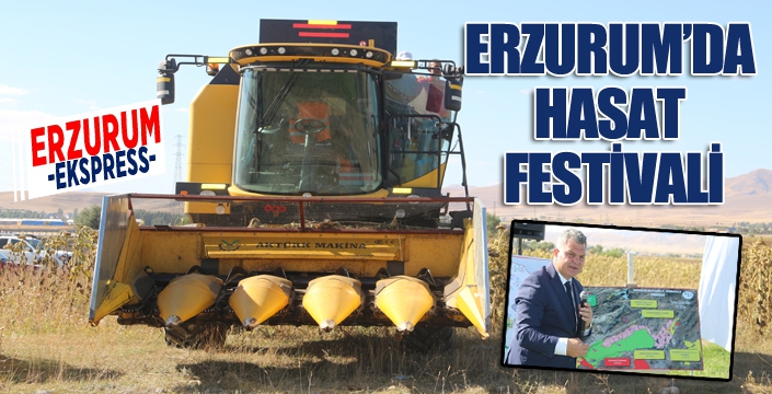 Erzurum’da hasat festivali